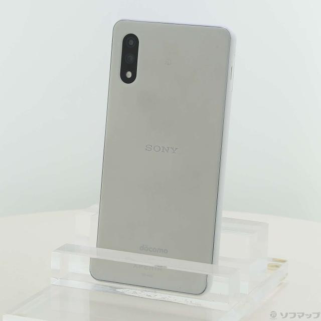 (中古)SONY Xperia Ace II 64GB ホワイト SO-41B docomoロック解除SIMフリー(305-ud)