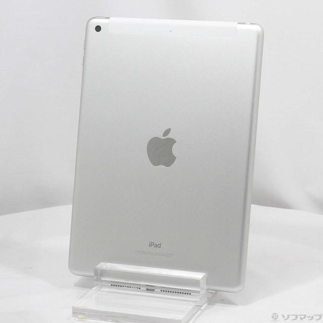 (中古)Apple iPad 第6世代 32GB シルバー MR6P2J/A auロック解除SIMフリー(352-ud)