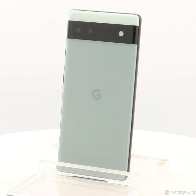 (中古)GOOGLE Google Pixel 6a 128GB セージ GB17L au SIMフリー(344-ud)