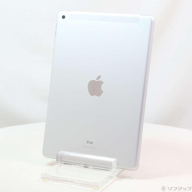 (中古)Apple iPad 第8世代 128GB シルバー MYMM2J/A auロック解除SIMフリー(269-ud)