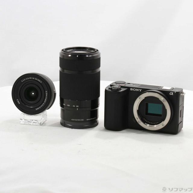 (中古)SONY VLOGCAM ZV-E10 II ダブルズームレンズキット ブラック ZV-E10M2X B(269-ud)