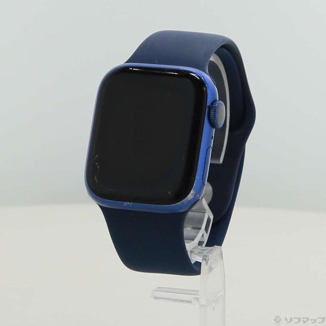 (中古)Apple Apple Watch Series 7 GPS 41mm ブルーアルミニウムケース アビスブルースポーツバンド(377-ud) 14,230円