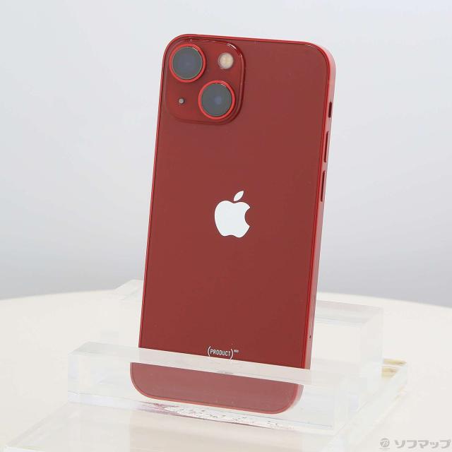 (中古)Apple iPhone13 mini 128GB プロダクトレッド MLJG3J/A SIMフリー(262-ud)