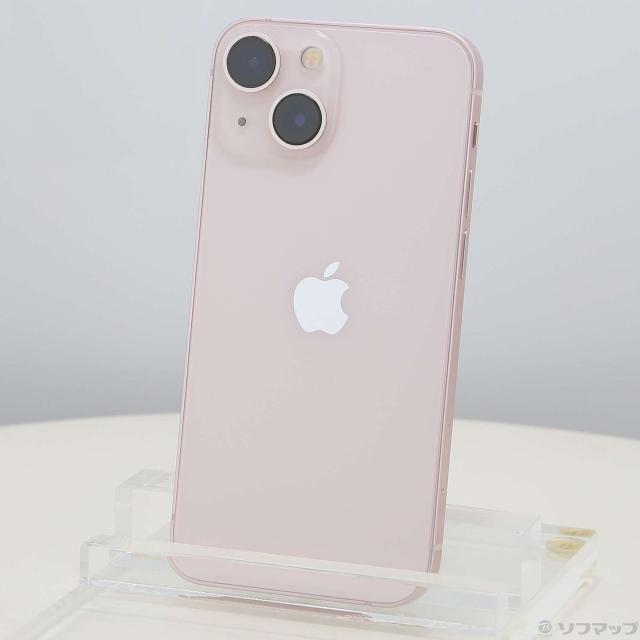 (中古)Apple iPhone13 mini 256GB ピンク MLJL3J/A SIMフリー(262-ud)
