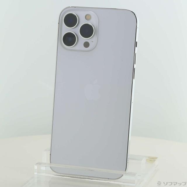 (中古)Apple iPhone13 Pro Max 128GB シルバー MLJ53J/A SIMフリー(344-ud)