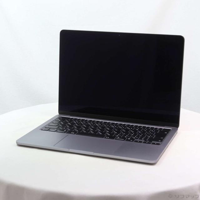 (中古)Apple MacBook Air 13.6-inch Mid-2022 MLXW3J/A Apple M2 8コアCPU_8コアGPU 16GB SSD256GB スペースグレイ (26.3 Tahoe)(377-ud)