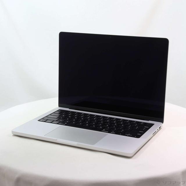 (中古)MacBook Pro 14.2-inch Early-2023 MPHH3J/A M2 Pro 10コアCPU_16コアGPU 32GB SSD512GB シルバー (26.3 Tahoe)(377-ud)