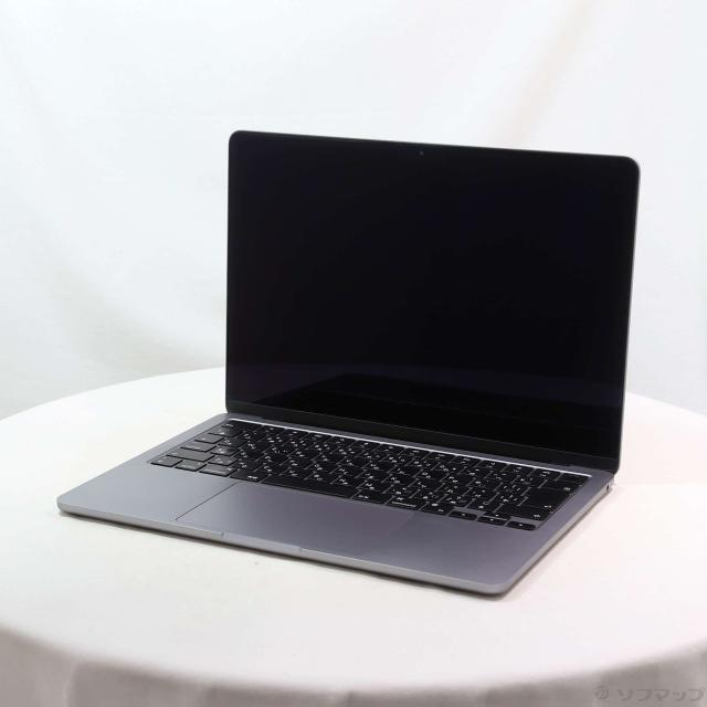 (中古)Apple MacBook Air 13.6-inch Mid-2022 MLXW3J/A Apple M2 8コアCPU_8コアGPU 16GB SSD256GB スペースグレイ (26.3 Tahoe)(198-ud)