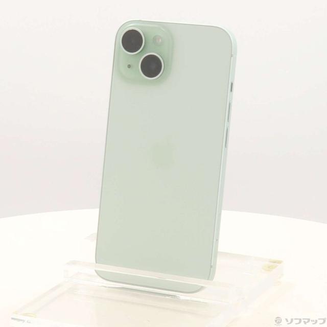 (中古)Apple iPhone15 256GB グリーン MTMT3J/A SIMフリー(262-ud)
