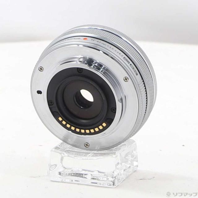 中古)OLYMPUS M.ZUIKO DIGITAL ED 14-42mm F3.5-5.6 EZ シルバー (μ4/3