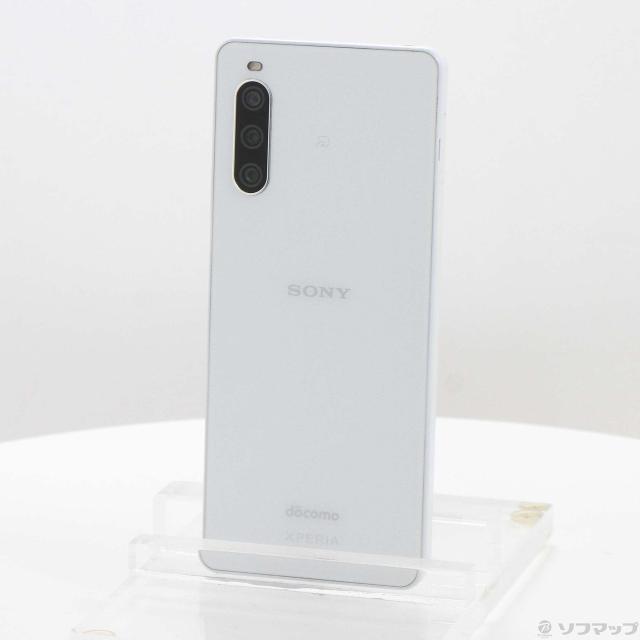 (中古)SONY Xperia 10 IV 128GB ホワイト SO-52C docomo SIMフリー(368-ud)