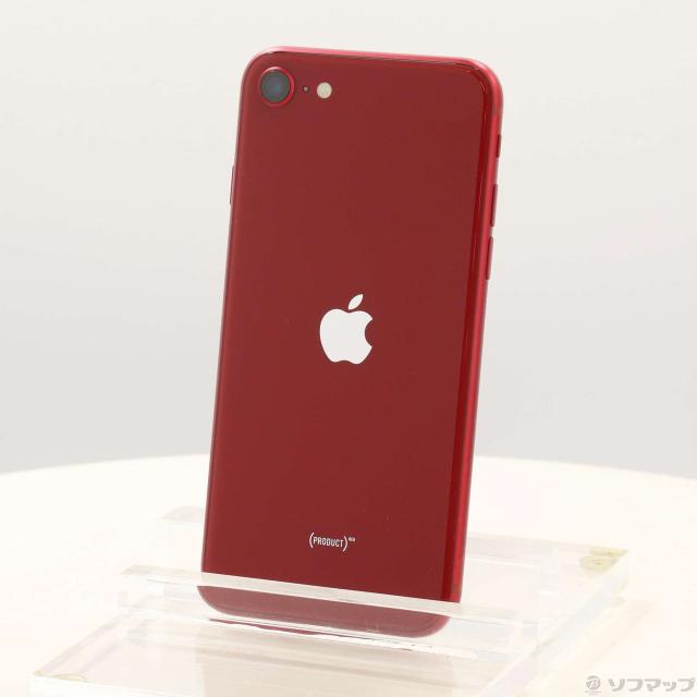 中古)Apple iPhone SE 第3世代 64GB プロダクトレッド MMYE3J/A SIM