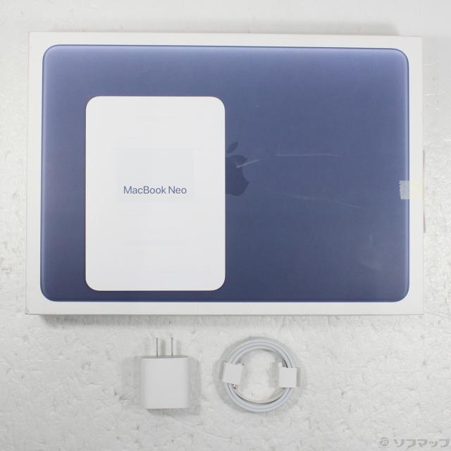 中古)Apple MacBook Neo 13-inch Early-2026 MHFG4J/A Apple A18 Pro 6