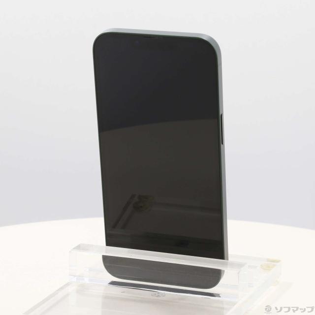中古)Apple iPhone13 128GB グリーン MNGG3J/A SIMフリー(368-ud)の