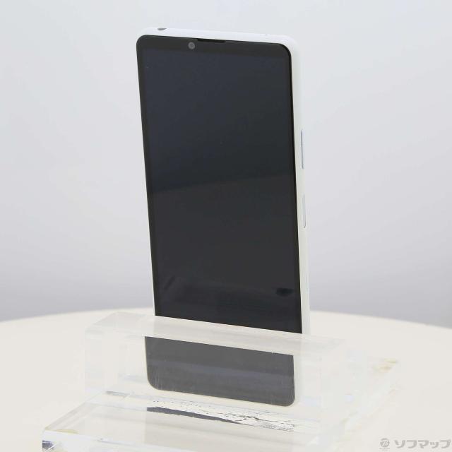 (中古)SONY Xperia 10 III Lite 64GB ホワイト XQ-BT44 楽天 SIMフリー(349-ud)