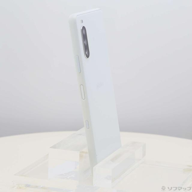 (中古)SONY Xperia 10 III Lite 64GB ホワイト XQ-BT44 楽天 SIMフリー(349-ud)