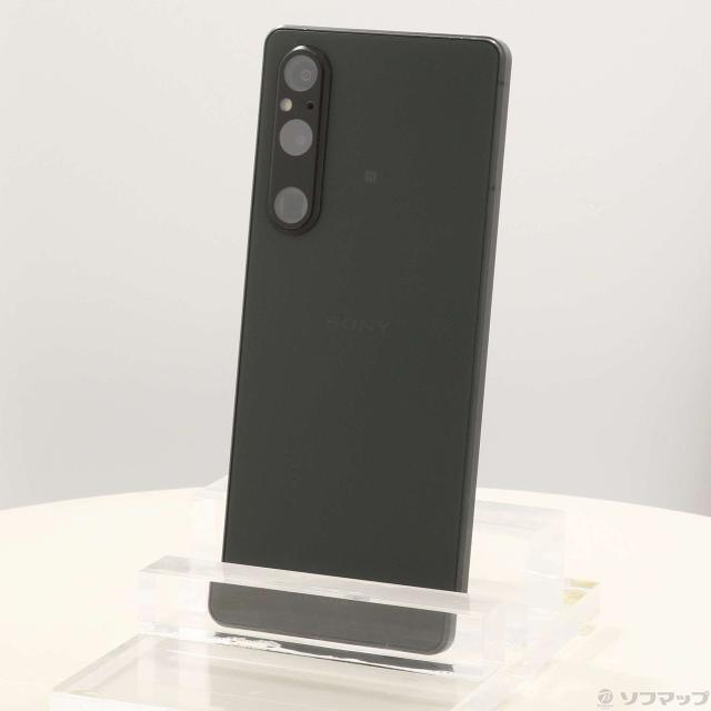 (中古)SONY Xperia 1 V 512GB カーキグリーン XQ-DQ44 SIMフリー(348-ud)
