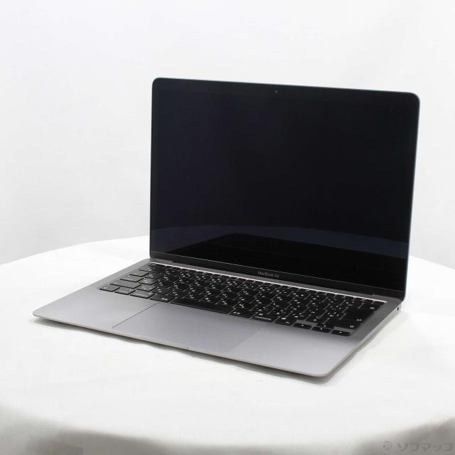 (中古)Apple MacBook Air 13.3-inch Late-2020 MGN63J/A Apple M1 8コアCPU_7コアGPU 8GB SSD256GB スペースグレイ (26.3 Tahoe)(368-ud)