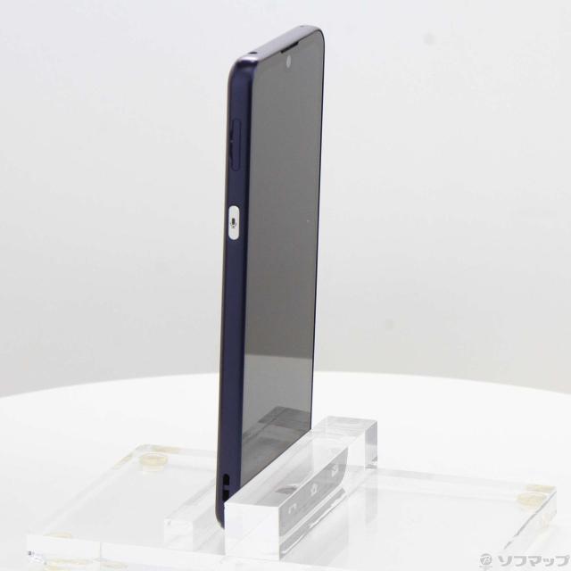 中古)SHARP BASIO active2 64GB ネイビー SHG12 au SIMフリー(196-ud