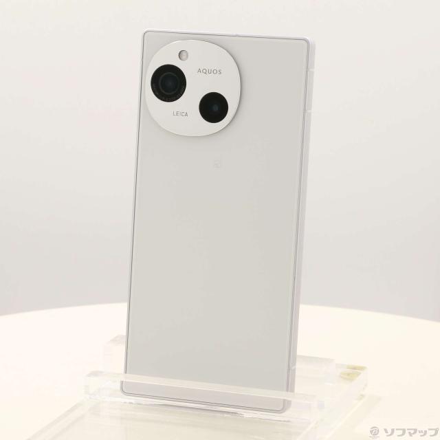 (中古)SHARP AQUOS R9 256GB ホワイト SH-M28 SIMフリー(352-ud)