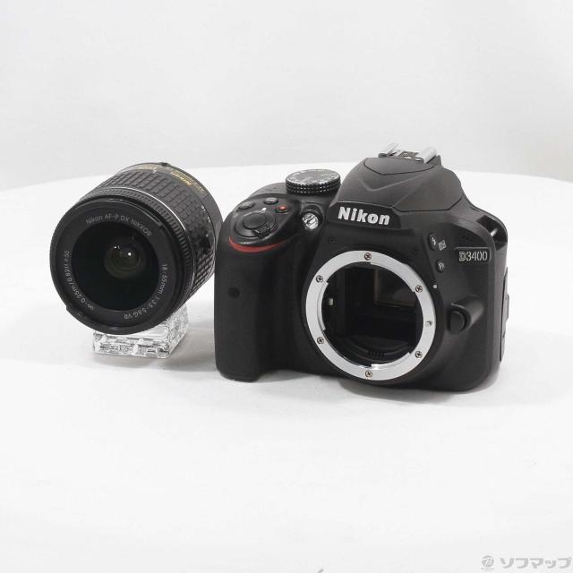 (中古)Nikon D3400 18-55VR レンズキット ブラック(297-ud)