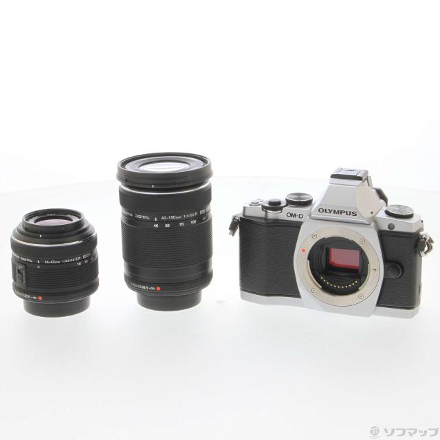 (中古)OLYMPUS OM-D E-M5 ダブルズームキット シルバー(295-ud)