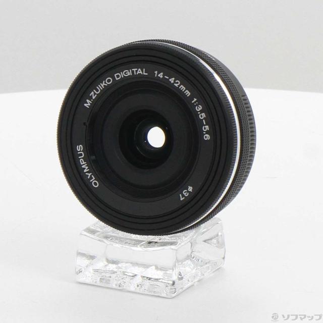 (中古)OLYMPUS M.ZUIKO DIGITAL 14-42mm F3.5-5.6 EZ (レンズ/ブラック)(258-ud)