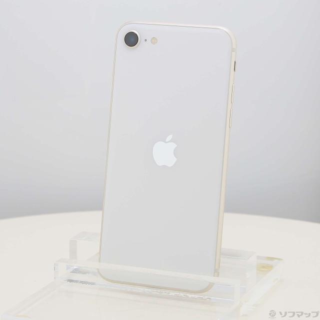 中古)Apple iPhone SE 第3世代 64GB スターライト MMYD3J/A SIM