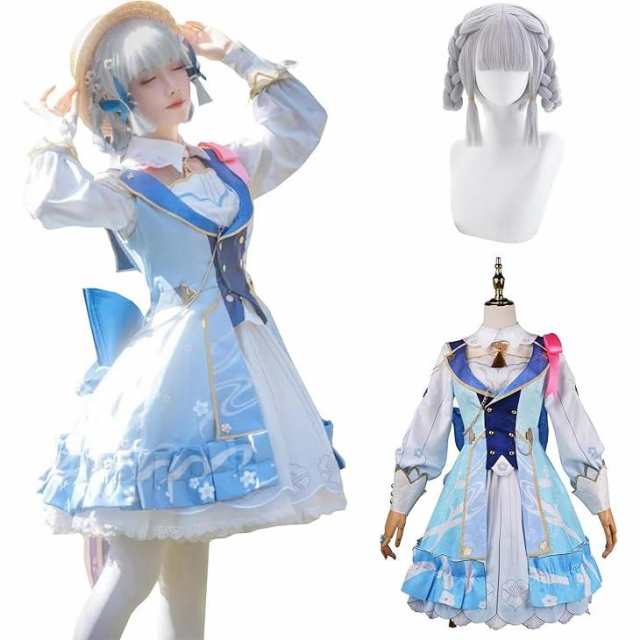 原神 コスプレ 神里綾華 コスプレ 衣装 ※ウィッグ 靴 追加可の通販は