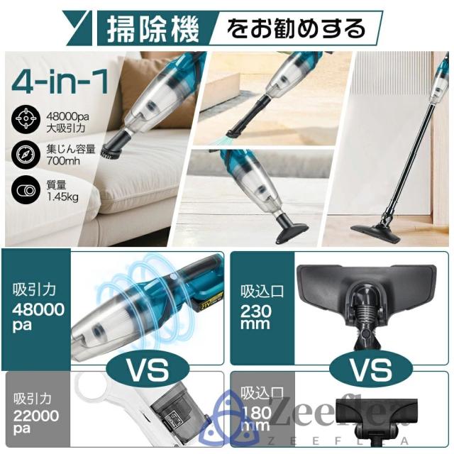 2026最新型】掃除機 コードレス 充電式クリーナ 業務用 家庭用 軽量 