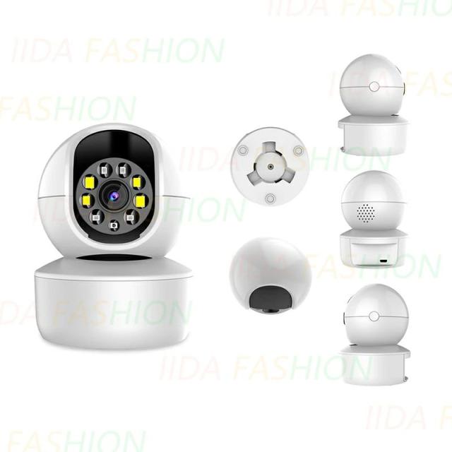 防犯カメラ ワイヤレス wifi対応 スマホ連動 家庭用 監視カメラ 屋内 玄関 室内 駐車場用 遠隔監視 セット 自動追跡 双方向通話 動体検知 高画質1080P 200万画素 無線式 見守りカメラ 高齢者 ペット 上下80度 360度回転 卓上 壁付け 32Ｇカード付き 防犯グッズ