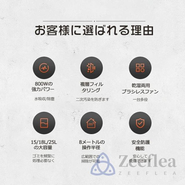 業務用掃除機 掃除機 充電式集塵機 紙パック式 乾湿両用 48000PA 業務