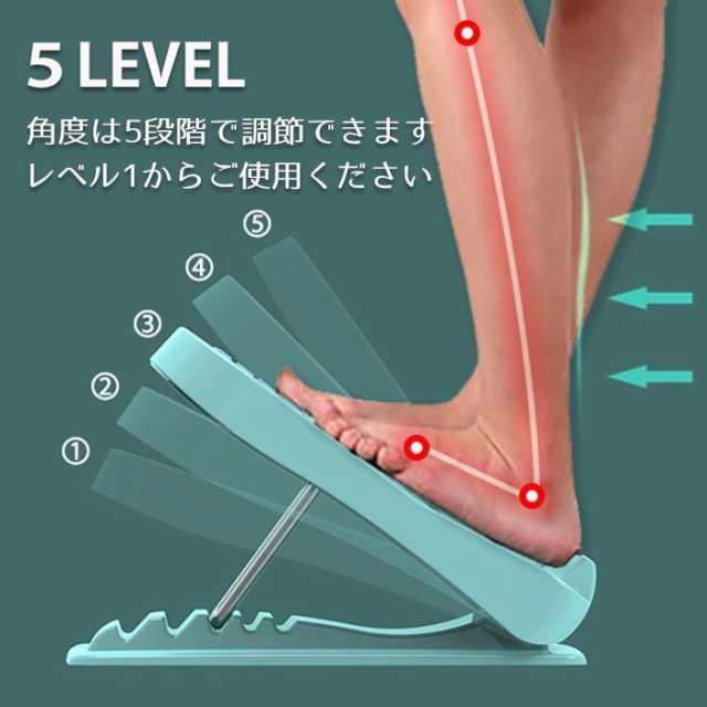 ストレッチボード ふくらはぎ 5段階調節 健康器具 ストレッチ 足 ストレッチ アキレス腱 ストレッチングボード リハビリ おしゃれ  ストレの通販はau PAY マーケット - B4U