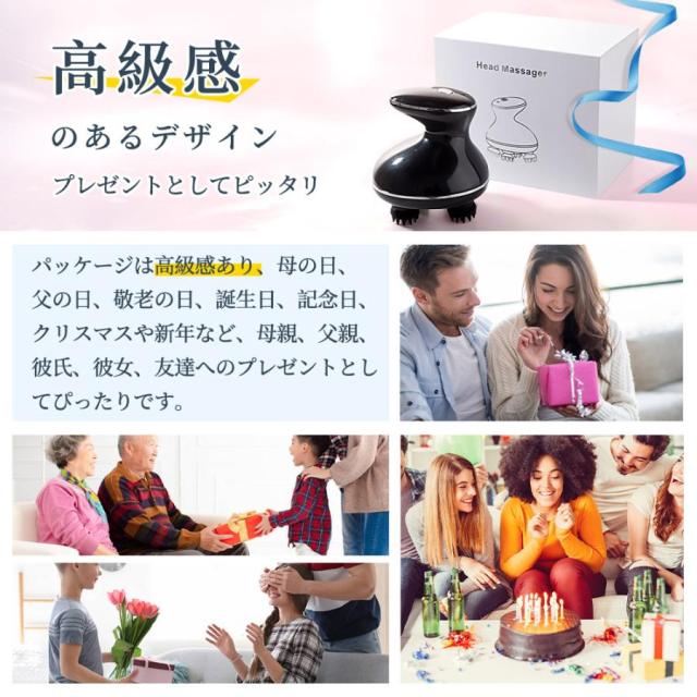 【2000円クーポン】ヘッドスパ 電動頭皮ブラシ 頭皮エステ 赤色LED 頭皮ケア 防水 乾湿両用 振動 15分タイマー コードレス 替えヘッド付 美容家電 プレゼントの通販は