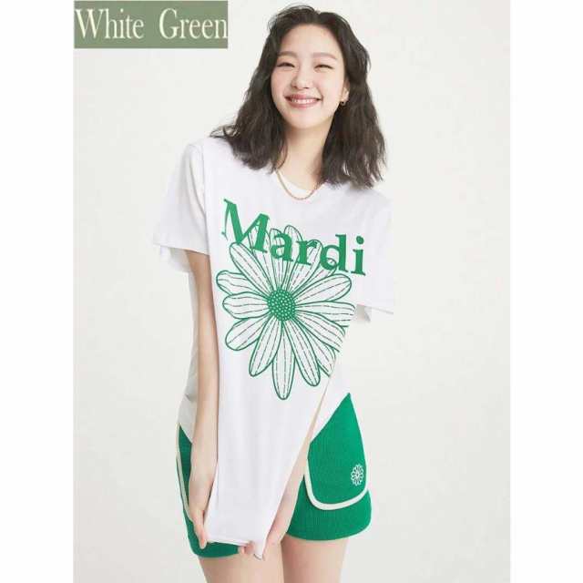 数量限定】Mardi Mercredi マルディ メクルディTSHIRT FLOWERMARDI