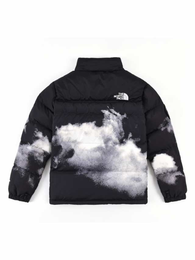 The North Face] THE NORTH FACE北面V1992北面雲のプリントの黒い