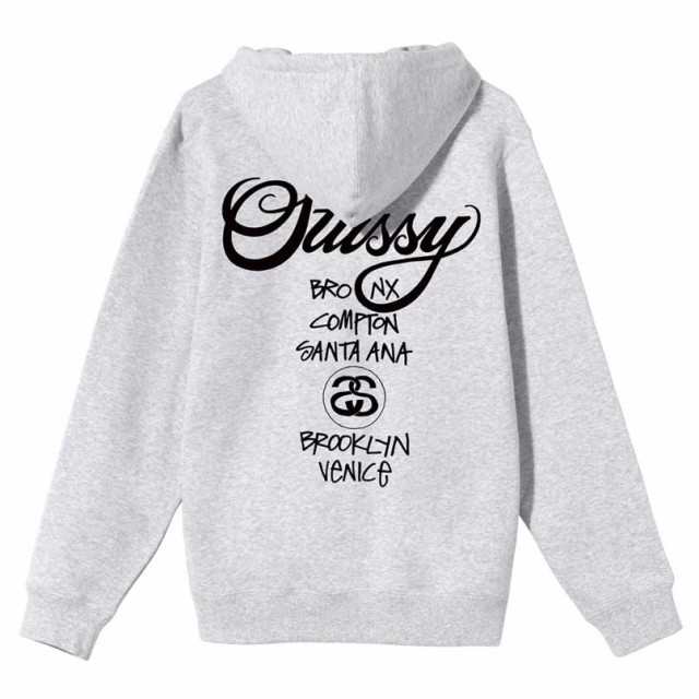限定セール】STUSSY WORLD TOUR ZIP HOOD ステューシー