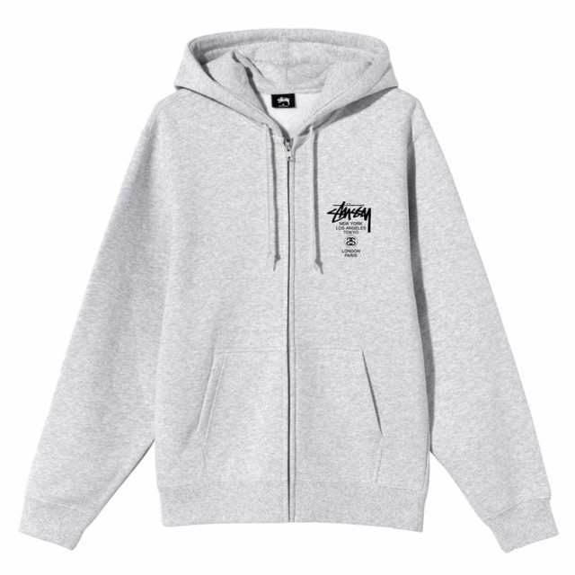 gapステューシー WORLD TOUR ZIP HOODIE スウェット パーカー