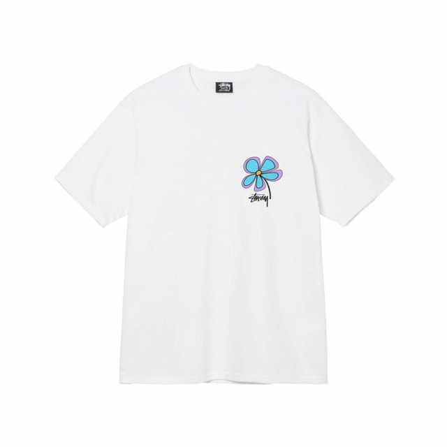 正規品限定SALE[大人気]　ステューシー　Tシャツ　花　フラワー　HECTIC レアコラボ トップス