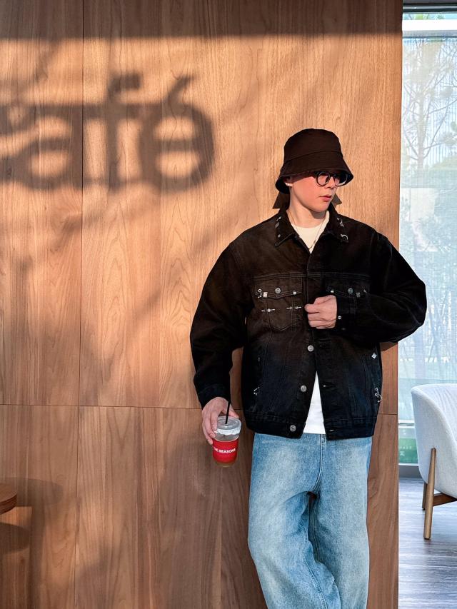 Bearltongs  ループボタン デニム ウォッシュド ジャケットの通販は 11,400円