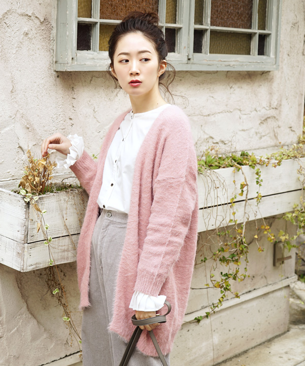 冬新作 Zootie シャギーニット ロングカーディガン レディース トップス カーディガン カーデ ニットカーディガン ニットカーデ ロング の通販はau Pay マーケット イーザッカマニアストアーズ