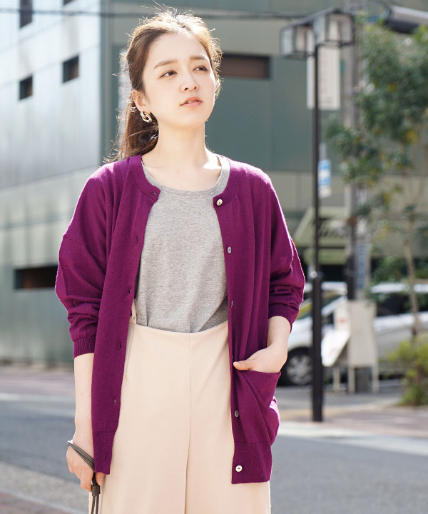 夏新作 メール便可 Zootie コットンリネン ドロップショルダー カーディガン レディース トップス アウター カーディガン カーデ の通販はau Pay マーケット イーザッカマニアストアーズ