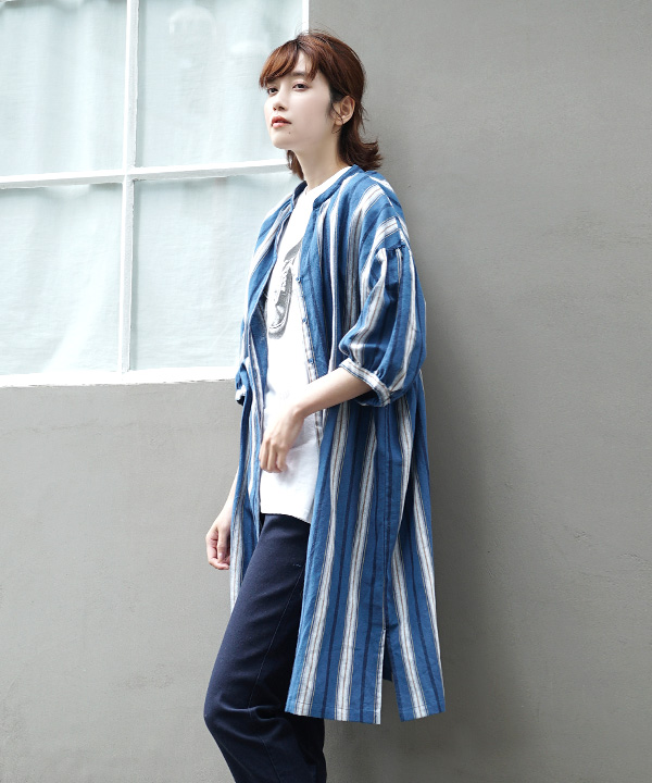 夏新作 メール便可22 Zootie 綿麻 ドビーストライプ シャツワンピース レディース トップス ワンピース ワンピ シャツワンピース シの通販はau Pay マーケット イーザッカマニアストアーズ