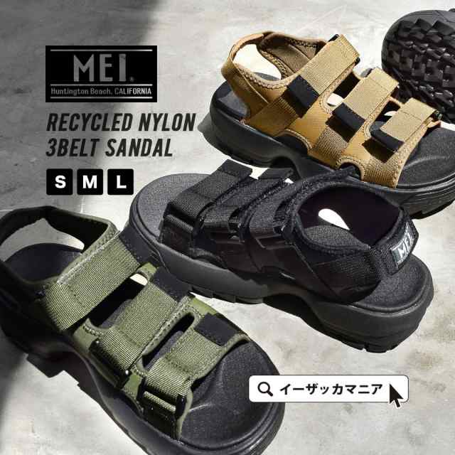 夏新作 Mei メイ Recycled Nylon 3belt Sandal レディース ウィメンズ 婦人用 婦人 女性用 靴 シューズ くつ クツ サンダル スポーツサンの通販はau Pay マーケット イーザッカマニアストアーズ