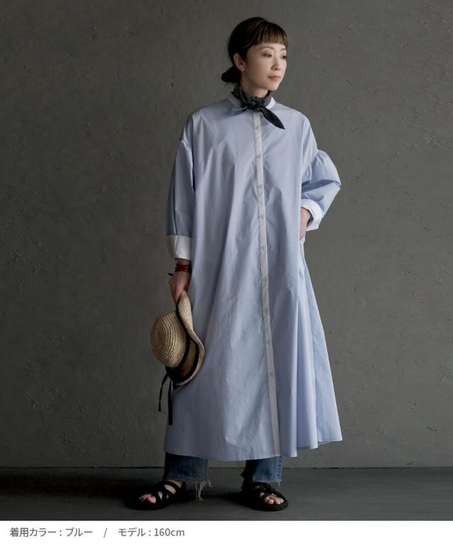 春新作 apartment department アパートメントデパートメント クレリック ロングシャツワンピース レディース ワンピース ワンピ ロングワンピース ロングワンピ 羽織り 羽織  シャツワンピ ロングシャツ 大きいサイズ agesugi_sfa 2024AWの通販は