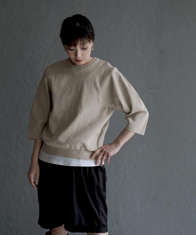 春新作 apartment department アパートメントデパートメント 【メール便可22】 超軽量 ラウンドスリーブプルオーバー レディース トップス プルオーバー ニット ニットウェア ニットウエア セーター ライトニット ハイゲージ 洗濯可能 2025SS agesugi_sfaの通販は