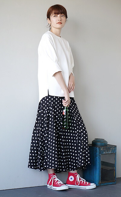 秋新作 メール便可22 ポルカドット マーメイドラインスカート ボトムス スカート ロングスカート ロング 膝下 ひざ下 フレアスカートの通販はau Pay マーケット イーザッカマニアストアーズ