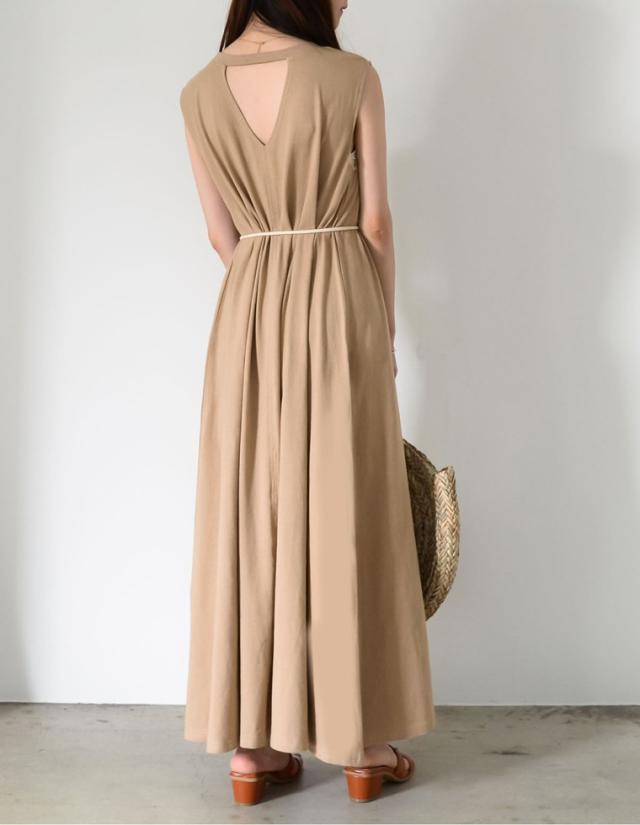 人と地球にやさしい ベルト付きスーパーロングエコワンピース レディース ロングワンピース Tシャツワンピース ロング丈 マキシ丈の通販はau Pay マーケット Re Edit リエディ