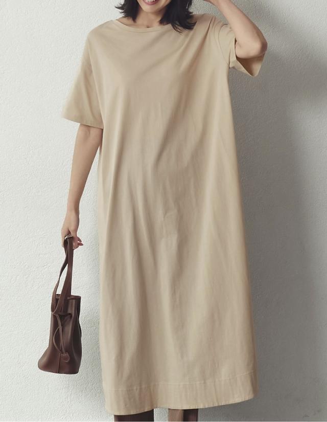 人と地球にやさしい 低身長向けsサイズ対応 高身長向けlサイズ対応 前後2wayバックスリットtシャツワンピース レディース の通販はau Pay マーケット Re Edit リエディ