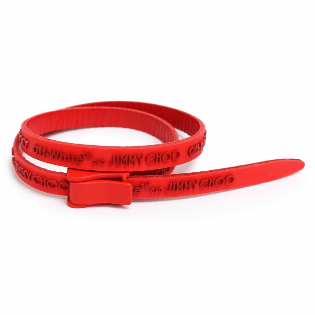 Off white Jimmy choo ブレスレット red
